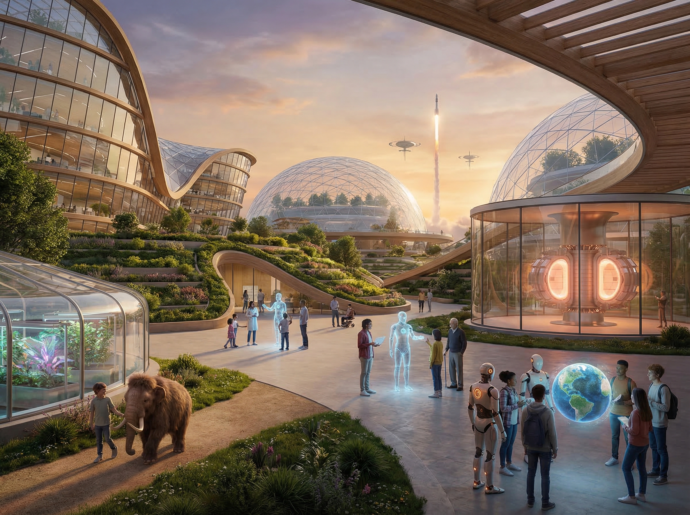 Futuristic global educational institute bringing space, AI, energy, biotech, and robotics to everyone — Divergence Academy's vision